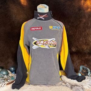Ski-Doo Team Gray and Yellow Sweatshirt S (3375)